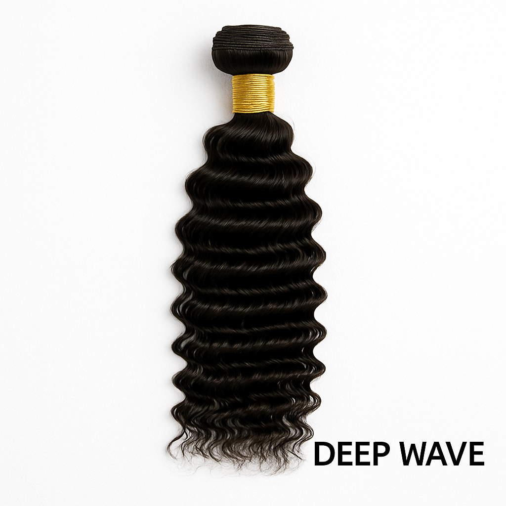 Brilento 100% Virgin Human Hair Extensions – 8 Styles Including Straight, Body Wave, Deep Wave & More